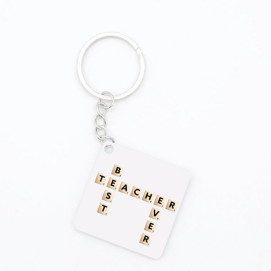 Scrable letters Keychain